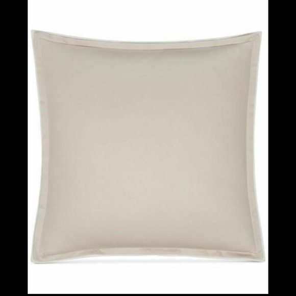 NIB Hotel Collection Contrast Flange (1) European Sham in 2 Tone Pear - Picture 12 of 12